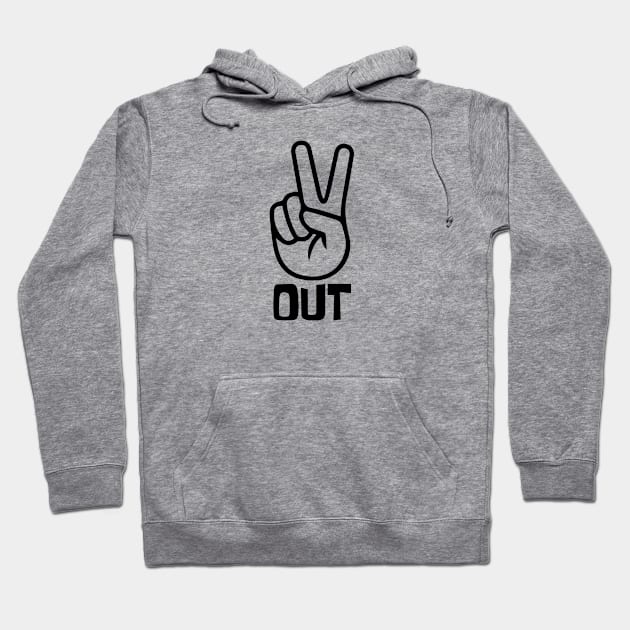 Peace Out Hoodie by Vince and Jack Official